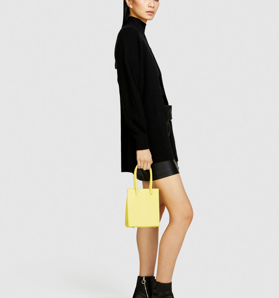 Oversized cardigan - women's cardigans - Black | Sisley image number 2